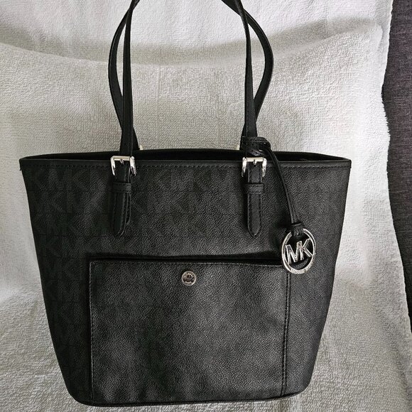 🔆50% OFF! Michael Kors Jet Set Snap Pocket Tote - Picture 1 of 14